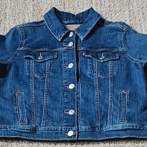 Levi Strauss Blue Denim Trucker Jean Jacket